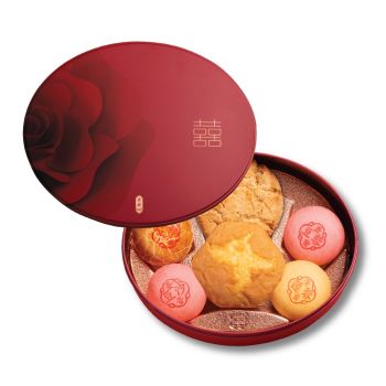 金緣喜嫁喜餅咭(6個裝)