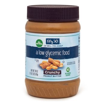Fifty50 無添加糖脆粒花生醬510g