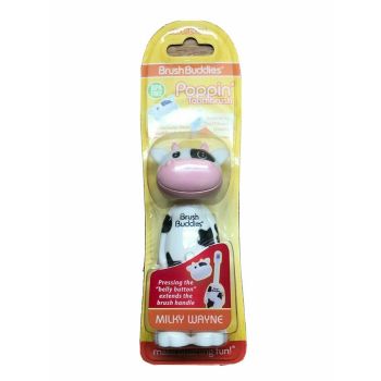 Brush Buddies幼兒軟毛牙刷-乳牛