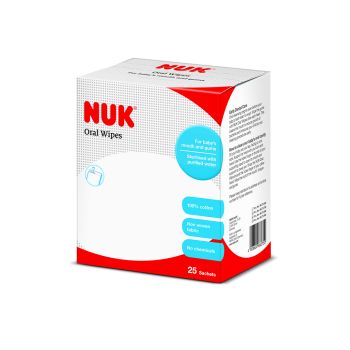NUK 嬰孩口腔清潔棉(25片裝)