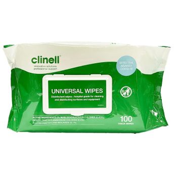 Clinell 無酒精清潔消毒濕紙巾100片