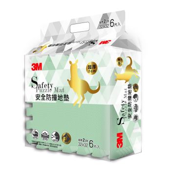 3M 9927E (晨霧綠)兒童安全防撞地墊6片裝