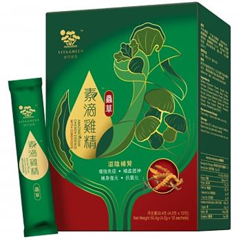 VitaGreen 維特健靈 素滴雞精(蟲草味)12包
