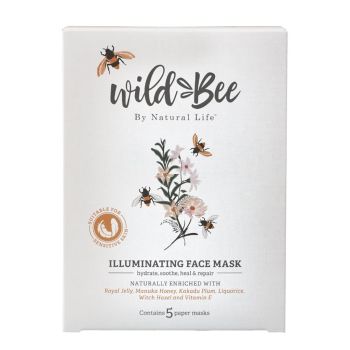 Wild Bee 蜂皇漿亮白面膜5片