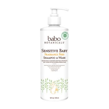 Babo Botanicals 水潤2合1洗髮沐浴露(無香料)473ml