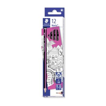 Staedtler施德樓118-HB209ID 粉紅桿 三角鉛筆HB