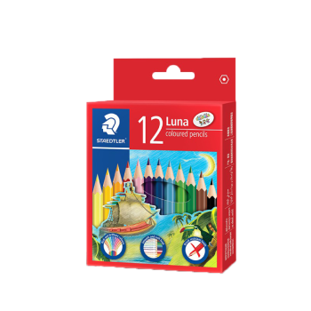 Staedtler施德樓 13601C12 帆船乾性木顏色筆(短桿12色)連筆刨