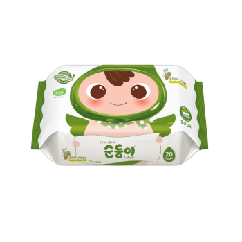 順順兒 20片便攜裝頂級濕紙巾(綠)