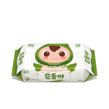 順順兒 70片蓋裝頂級濕紙巾(綠)